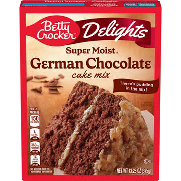 Betty Crocker Super Moist German Chocolate Cake Mix