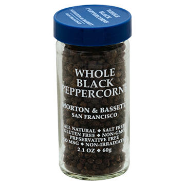 Morton & Bassett Whole Black Peppercorns