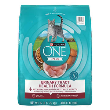 Purina ONE High Protein Dry Cat Food +Plus Urinary Tract Health Formula