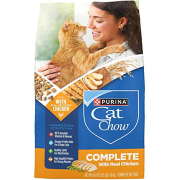 Cat Chow Purina Complete High Protein Dry Cat Food - Real Chicken