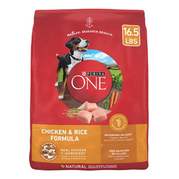Purina ONE Dry Dog Food - Chicken and Rice Formula