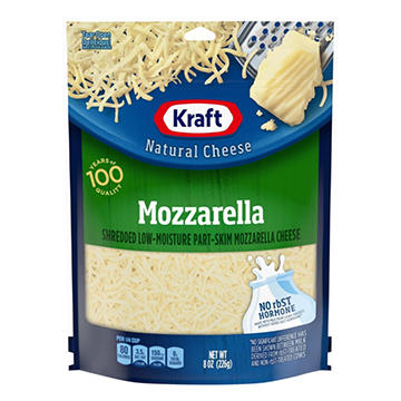 Kraft Low Moisture Part-Skim Mozzarella Shredded Cheese