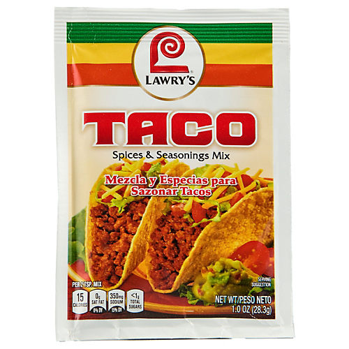 Old El Paso 25% Less Sodium Taco Seasoning Mix 1oz Packet