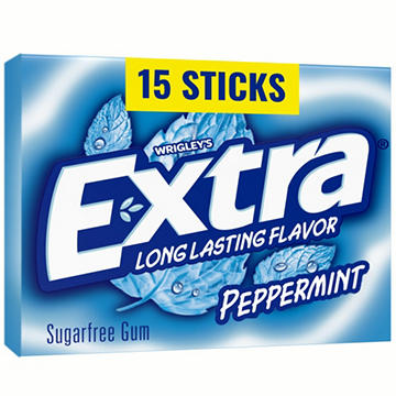 Extra Peppermint Sugar Free Chewing Gum