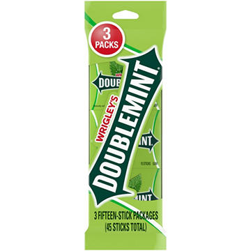 Doublemint Chewing Gum - 3  Value Pack