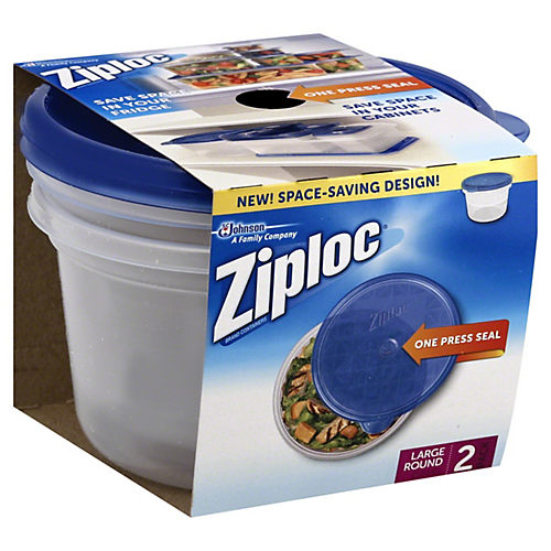 Ziploc Large BPA Free Container Bowl, 2 ct