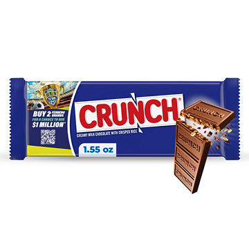 Crunch Milk Chocolate & Crisped Rice Full Size Candy Bar