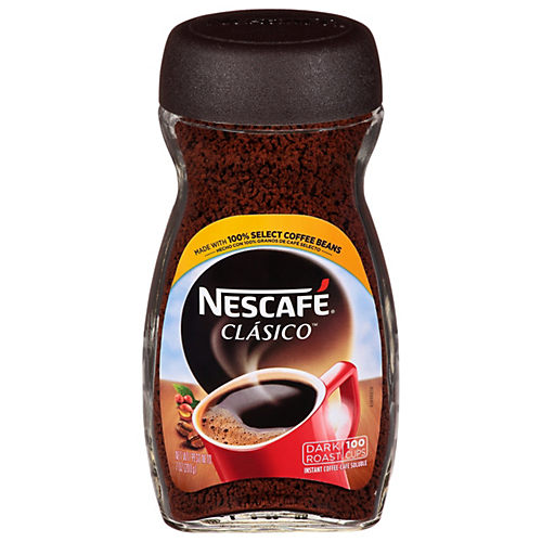 Nescafe Clasico Pure Dark Roast Instant Coffee - Shop Coffee at H-E-B