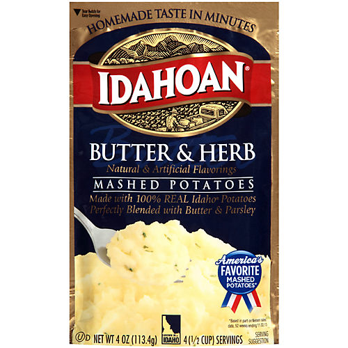 Idahoan Family Size Buttery Homestyle Mashed Potatoes - Shop Pantry Meals  at H-E-B