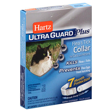 Hartz Ultra Guard Plus Flea and Tick Collar For Cats and Kittens Clean Fresh Scent