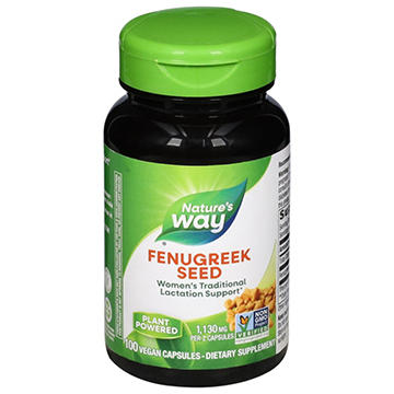 Nature's Way Fenugreek Seed Lactation Support Capsules