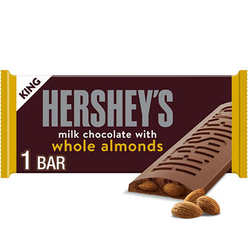 Hershey's Milk Chocolate with Almonds Candy Bar - King Size