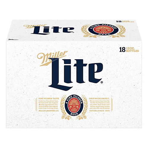 Miller Lite Beer 20 pk Vortex Bottle - Shop Beer at H-E-B