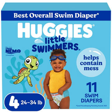 Huggies Little Swimmers Disposable Swim Diapers - Size 4 (24-34 lbs)