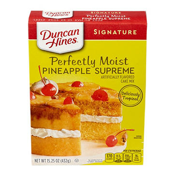 Duncan Hines Signature Perfectly Moist Pineapple Supreme Cake Mix