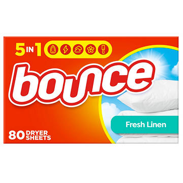 Bounce Fabric Softener Dryer Sheets - Fresh Linen