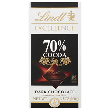 Lindt Excellence 70% Cocoa Dark Chocolate Bar