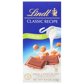Lindt Classic Recipe Hazelnut Milk Chocolate Bar