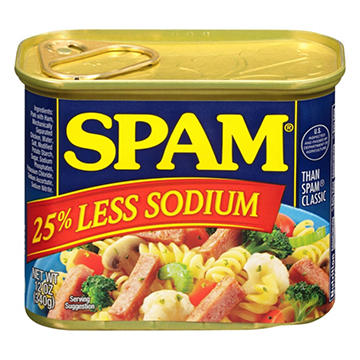 Spam Less Salt Luncheon Loaf