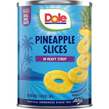 Dole Pineapple Slices in Heavy Syrup