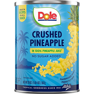 Dole Crushed Pineapple in 100% Pineapple Juice