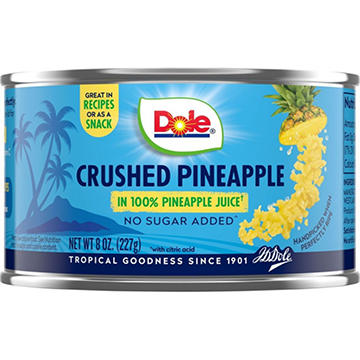 Dole Crushed Pineapple in 100% Juice