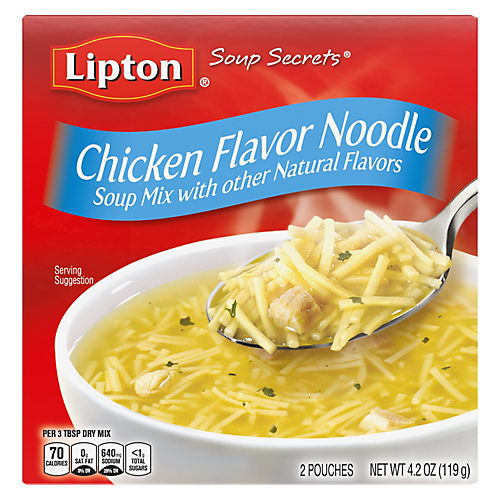 Lipton Recipe Secrets Beefy Onion Dry Soup and Dip Mix, 2.2 oz, 2 Pack 