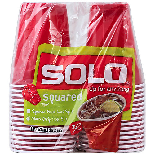 Solo® Squared Plastic Cups, 30 ct / 18 oz - Ralphs