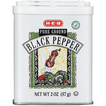 H-E-B Pure Ground Black Pepper