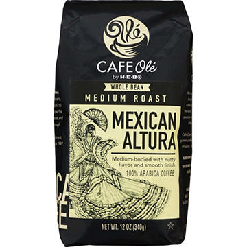 CAFE Olé by H-E-B Whole Bean Medium Roast Mexican Altura Coffee