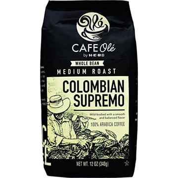CAFE Olé by H-E-B Whole Bean Medium Roast Columbian Supremo Coffee
