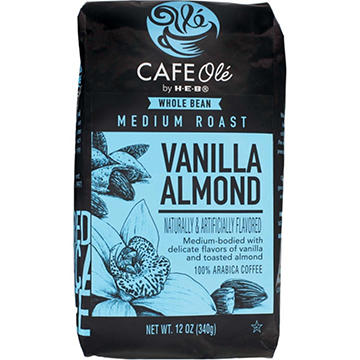 CAFE Olé by H-E-B Whole Bean Medium Roast Vanilla Almond Coffee