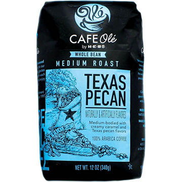 CAFE Olé by H-E-B Texas Pecan Medium Roast Whole Bean Coffee