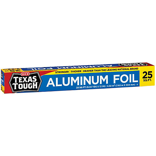 H-E-B Texas Tough 12-inch Aluminum Foil - Shop Foil & Plastic Wrap