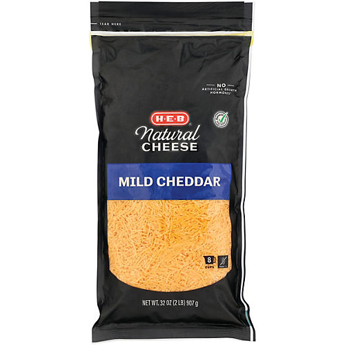 H-E-B Artisan White Cheddar Shredded Cheese