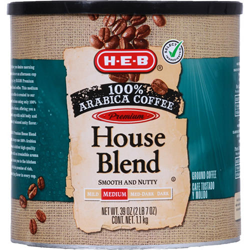 H-E-B Premium House Blend Medium Ground Coffee, 39 oz