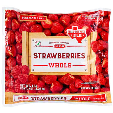 H-E-B Frozen Whole Strawberries - Texas-Size Pack