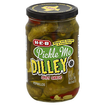 H-E-B Pickle Me Dilley Spicy Garlic Pickles