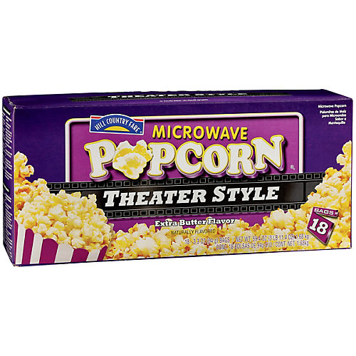 Hill Country Fare Light Butter Microwave Popcorn - Shop Popcorn at H-E-B