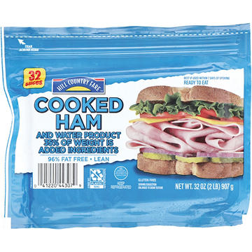 Hill Country Fare Cooked Ham Lunch Meat - Value Pack