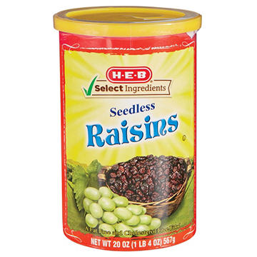 H-E-B Seedless Raisins
