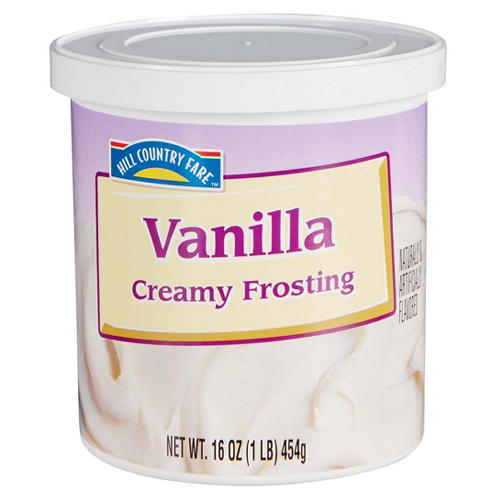 Hill Country Fare Creamy Vanilla Frosting, 16 oz