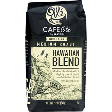 CAFE Olé by H-E-B Whole Bean Medium Roast Hawaiian Blend Coffee
