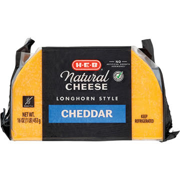 H-E-B Longhorn Style Cheddar Cheese