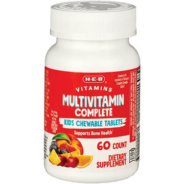 H-E-B Complete Kids Multivitamin Chewable Tablet