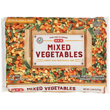 H-E-B Frozen Mixed Vegetables - Texas Size Pack