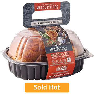Meal Simple by H-E-B Rotisserie Chicken - Mesquite BBQ
