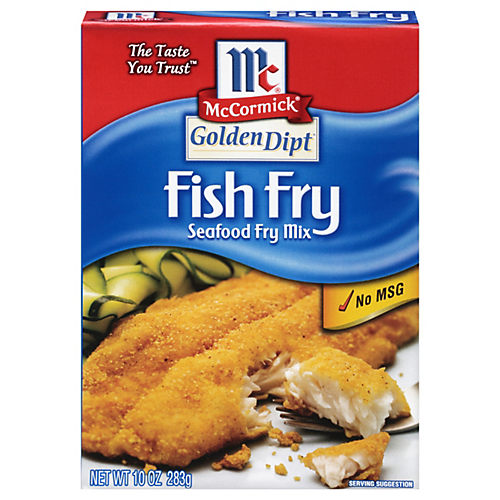 McCormick Golden Dipt Fish Fry Mix - Shop Breading & Crumbs at H-E-B