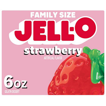 Jell-O Strawberry Instant Gelatin Mix