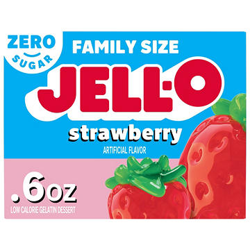 Jell-O Sugar Free Strawberry Instant Gelatin Mix